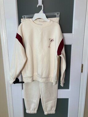 Wildfox Tinis For The Table Ski Sweatshirt & Matching Sweatpants Set - S - NWT!